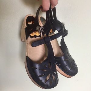 Swedish Hasbeens Toffel Lacy clog 36